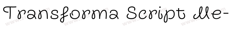Transforma Script Me字体转换